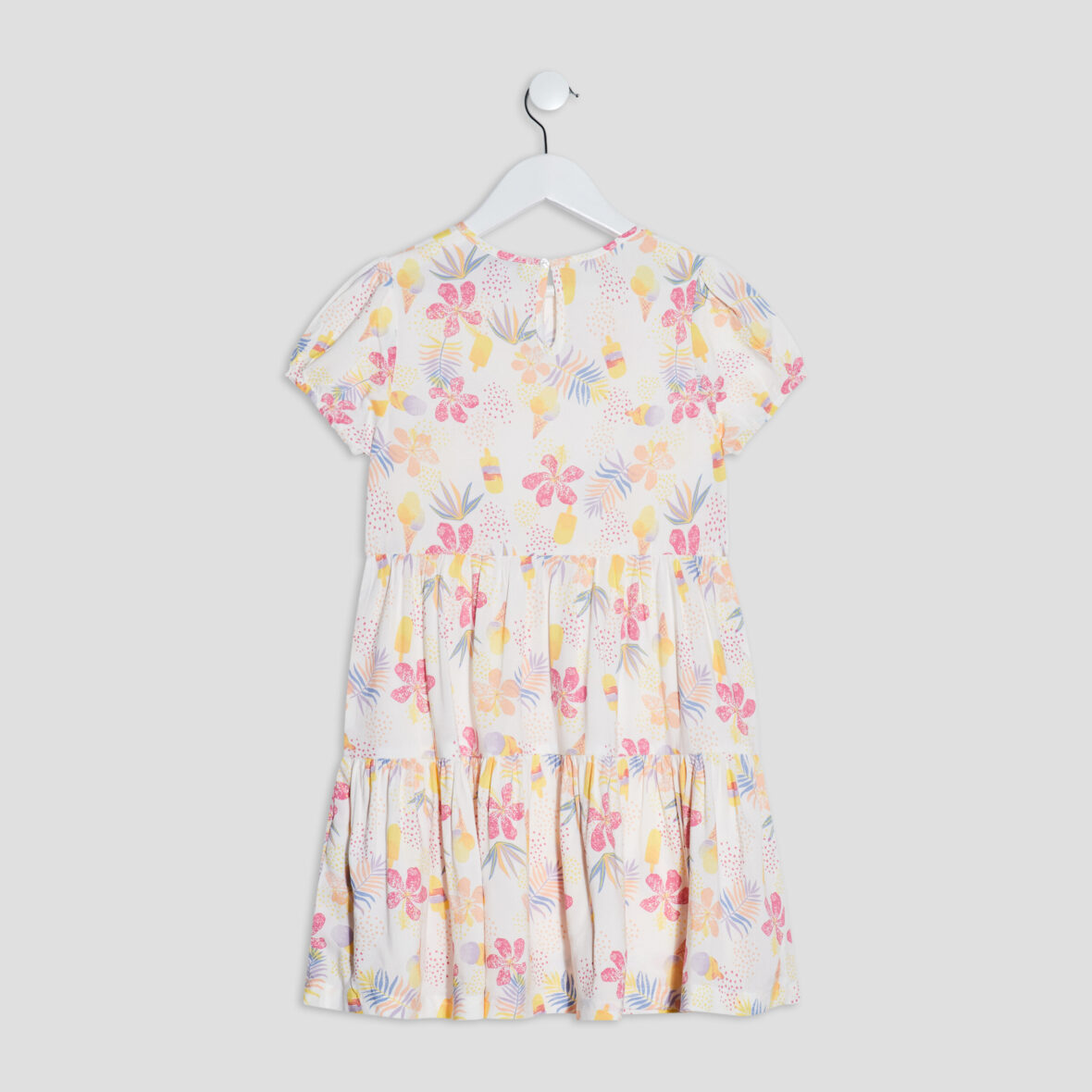 robe-evasee-manches-courtes-ecru-fille-a-36165600699021833