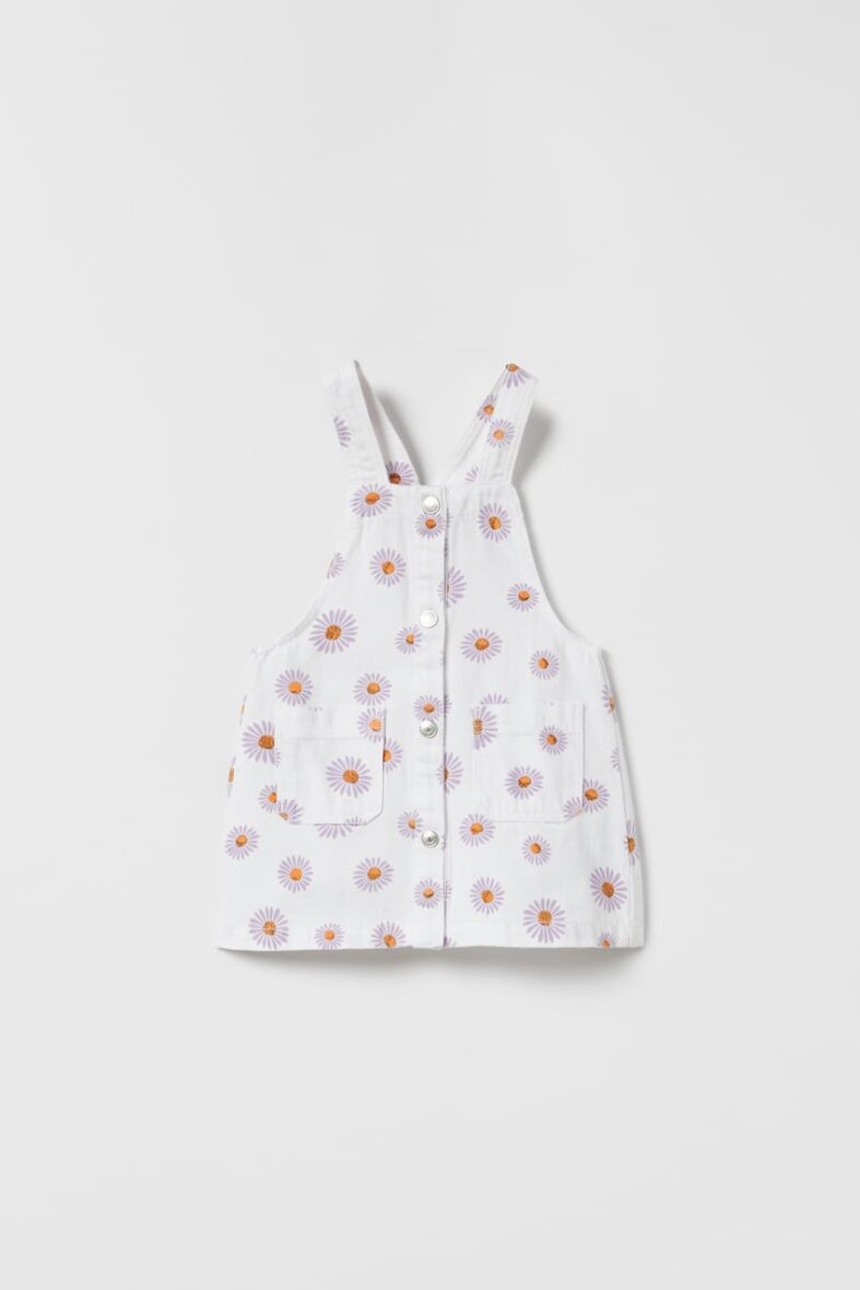 ROBE-SALOPETTE EN SERGE AVEC POCHES