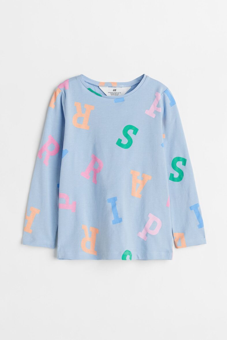 Top imprimé en jersey