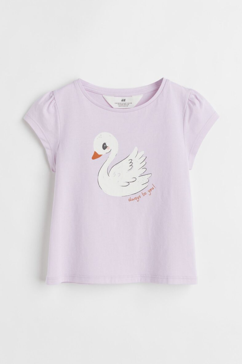 Top à manches bouffantes