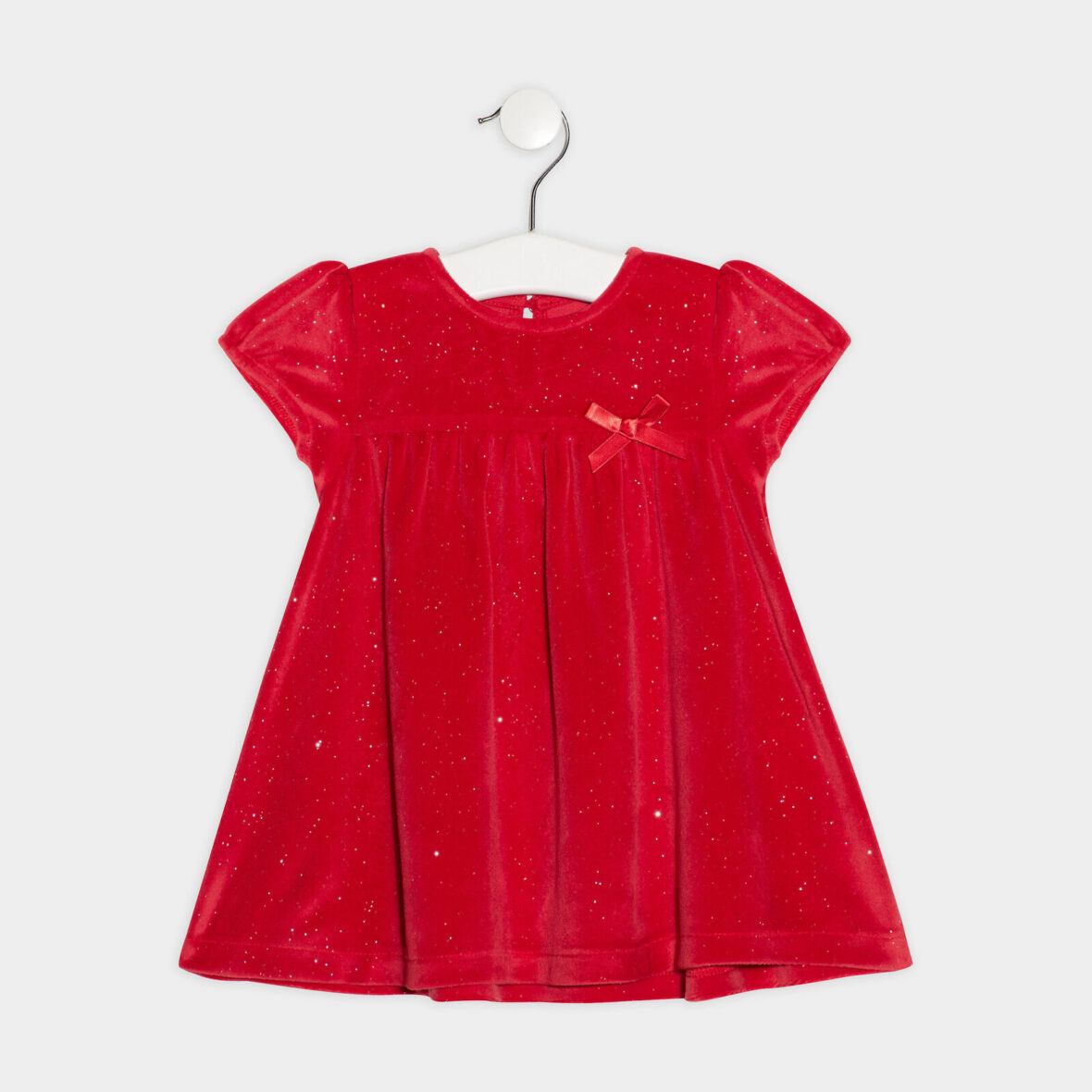 Robe évasée velours