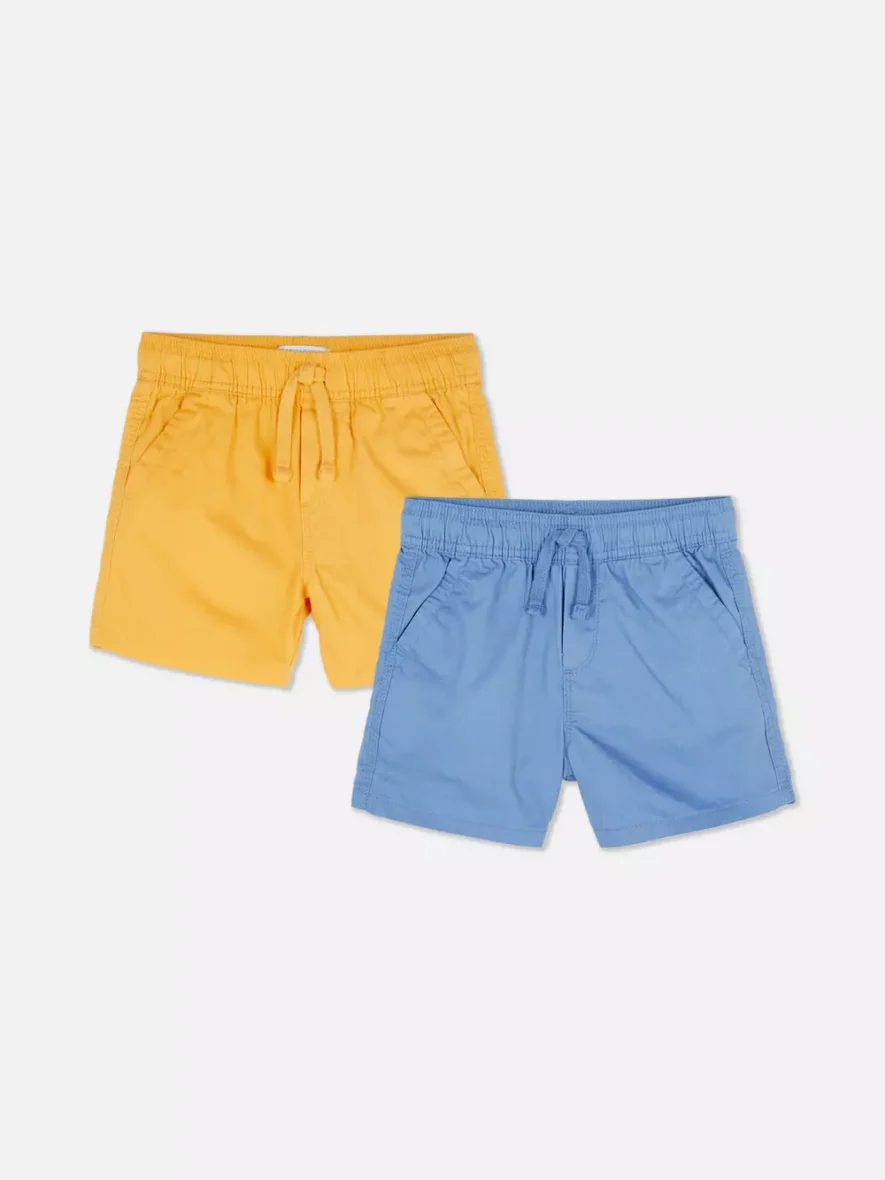 Lot de 2 shorts avec cordon de serrage