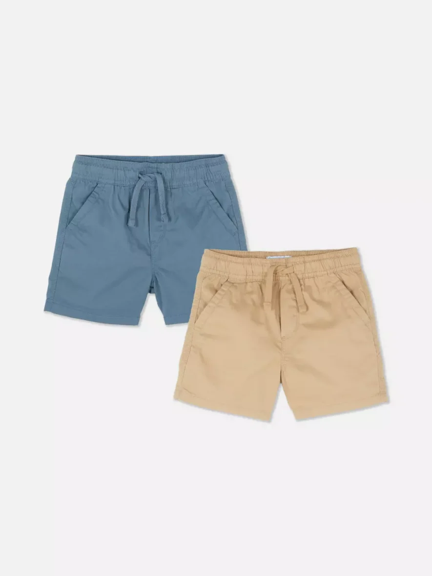 Lot de 2 shorts avec cordon de serrage