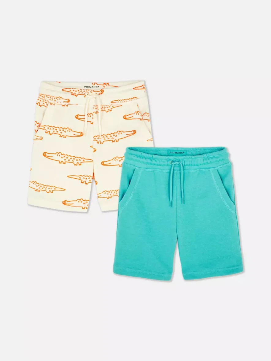 Lot de 2 shorts variés avec cordon de serrage