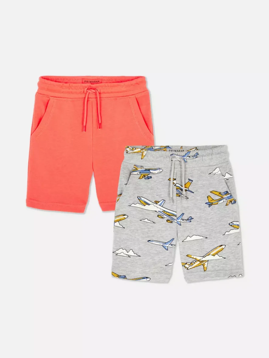 Lot de 2 shorts variés avec cordon de serrage