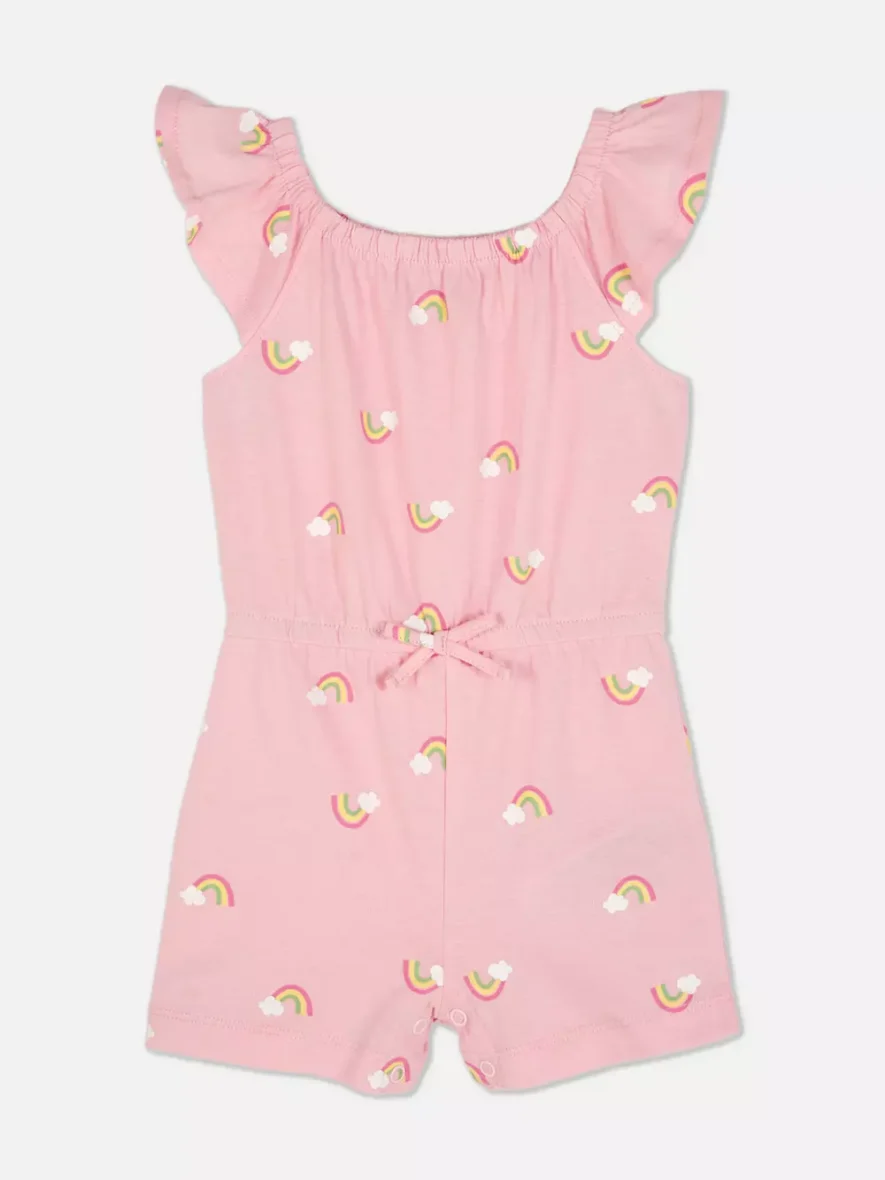 Combi-short en jersey à volants